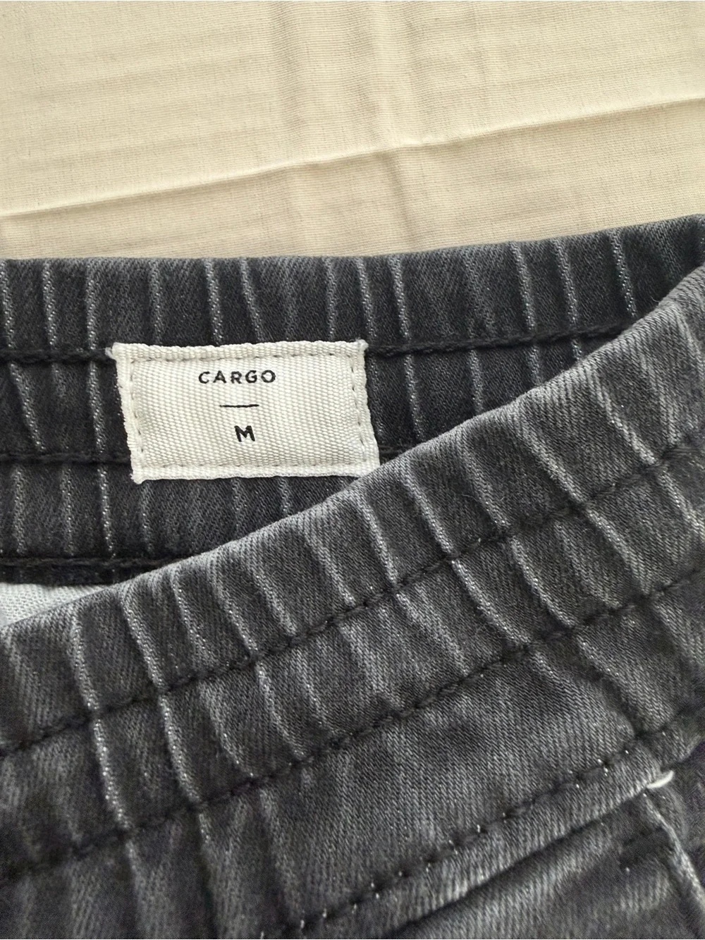 PacSun Charcoal Black Cargo Jogger Pants